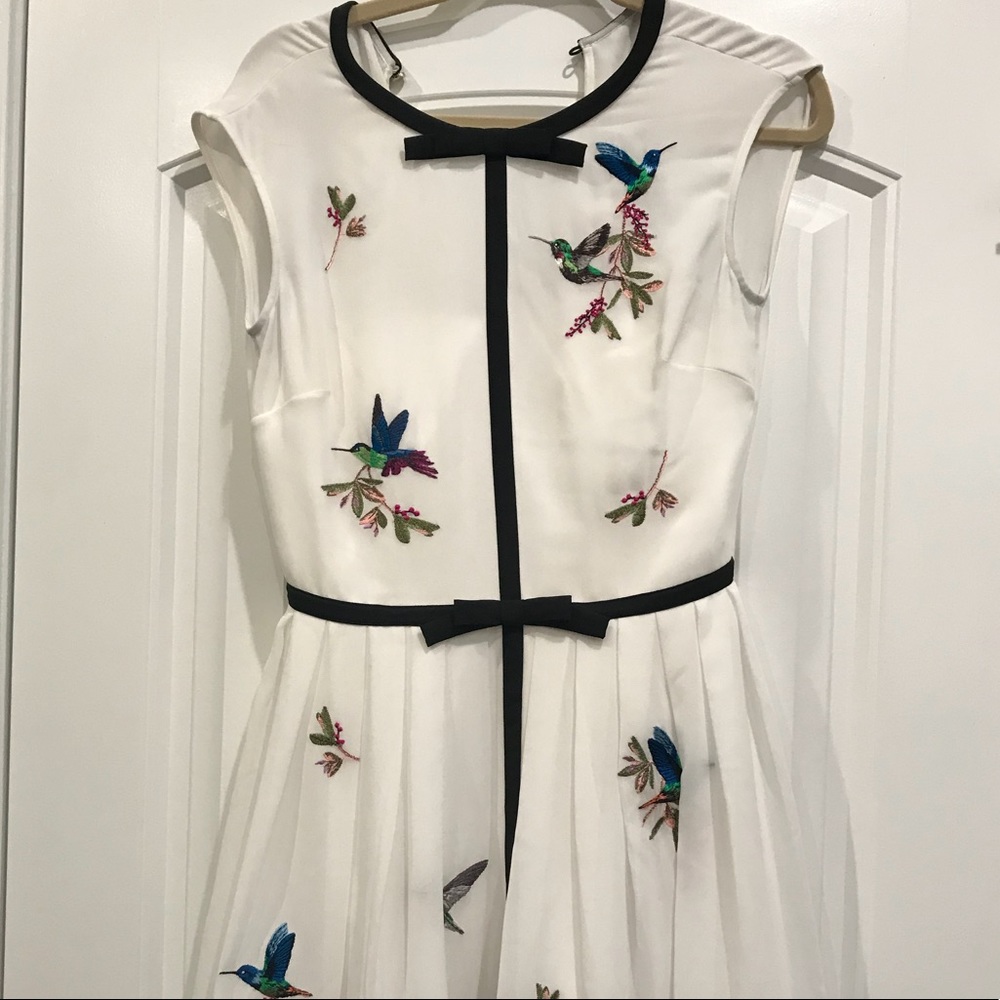 Ted Baker Bow Detail A Line Dress